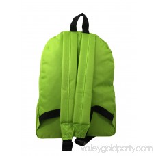 K-Cliffs Backpack Classic School Bag Basic Daypack Simple Book Bag 16 Inch Black 564848106